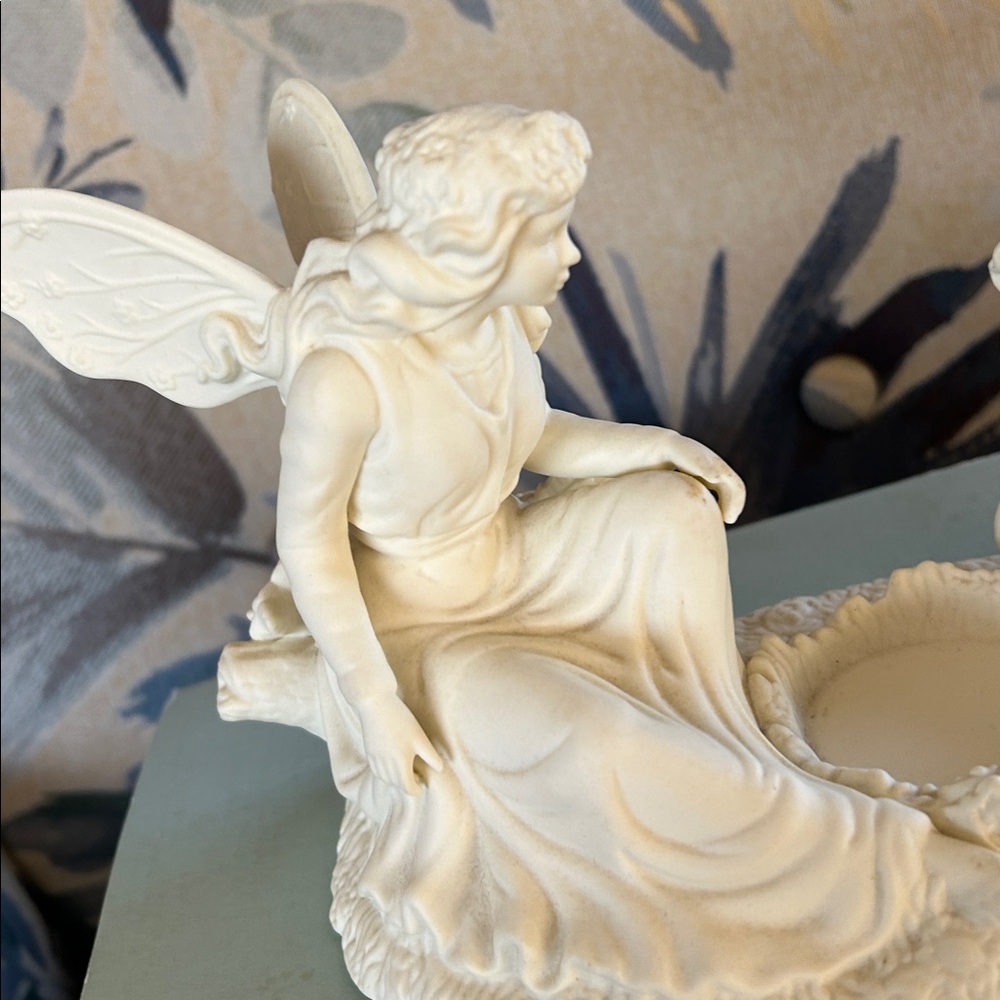 Partylite-Ariana’s Garden Mother Daughter Fairy Angel Votive Candle Holder NIB - Picture 3 of 13